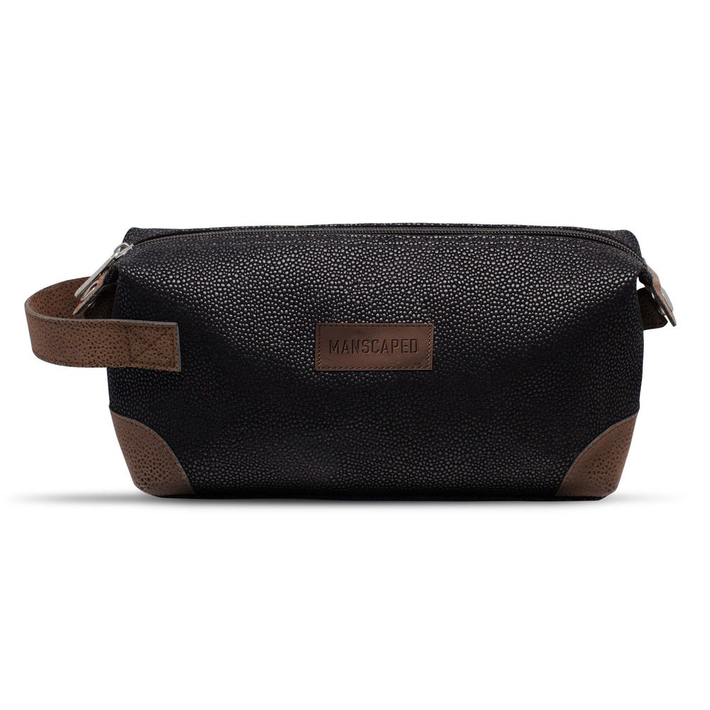 The Shed Men's Premium Quality Toiletry Bag, Pu Leather Dopp Kit, Bathroom😝